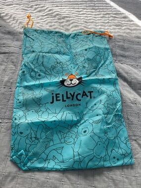 Jellycat Turquoise Drawstring Large Bag